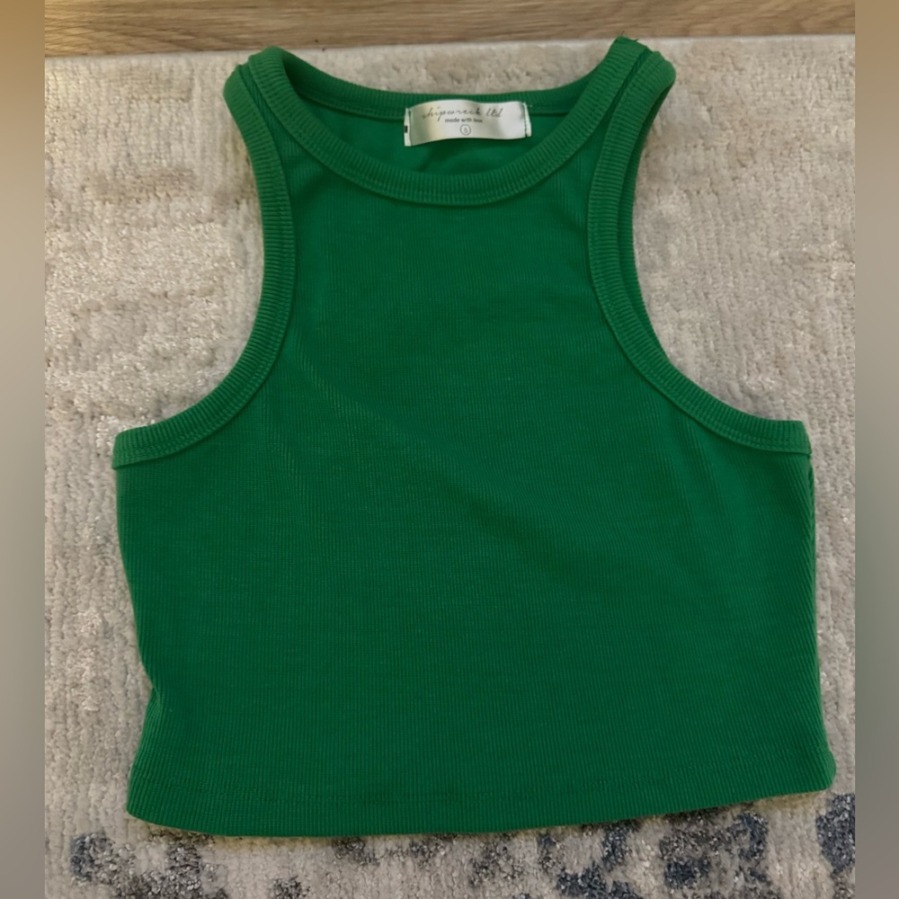 Shipwreck ltd Green Crop Tank Top size Small